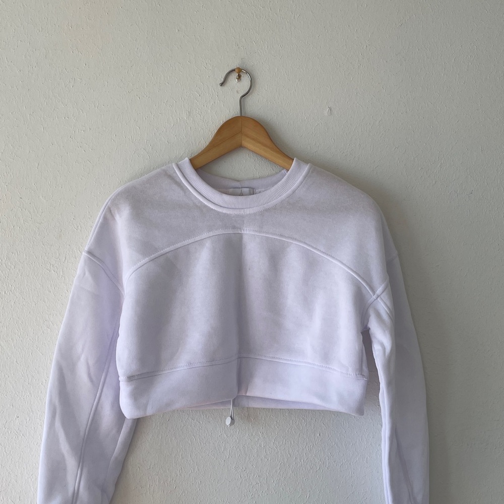 Miss Selfie Crop Crew Sweatshirt - Picture 7 of 13